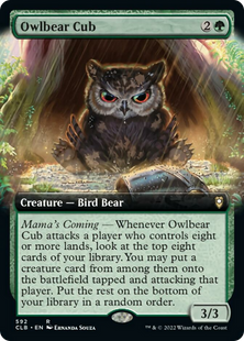 Owlbear Cub: (Extended Art)