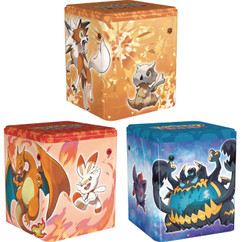 Pokemon: Stacking Tins - Fighting, Fire, & Darkness (Set of 3) (PREORDER)