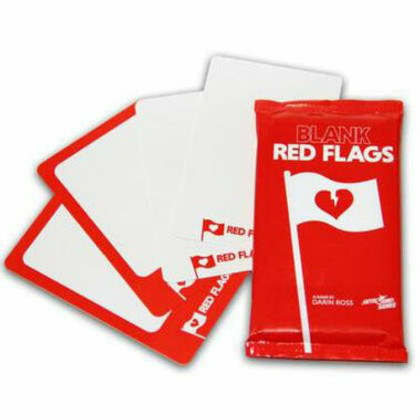 Blank Red Flags (20ct)
