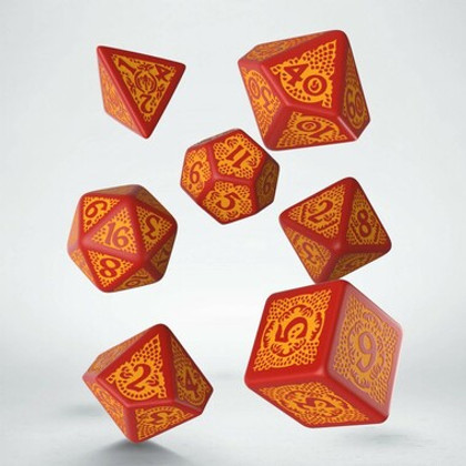 Dragon Slayer Dice Set: Red & Orange (7ct)