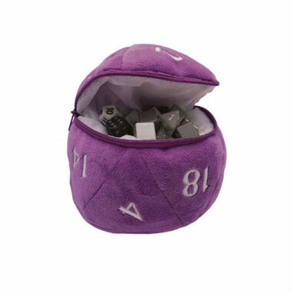 Ultra Pro Plush: D20 Dice Bag (Purple)