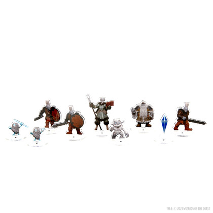 Rime of The Frostmaiden Frost Giant 2D Set 2  D&D Idols of The Realms Miniatures Icewind Dale 