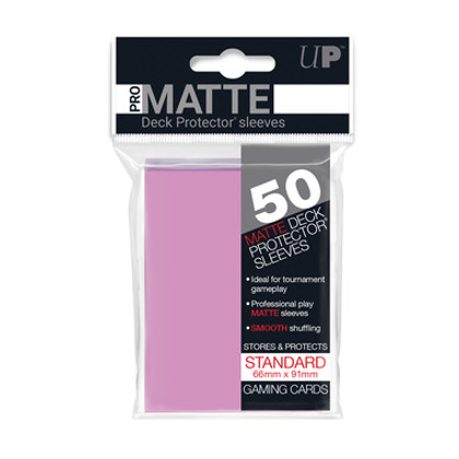 Ultra Pro Sleeves: Pink - Pro-Matte Standard Size (50ct)