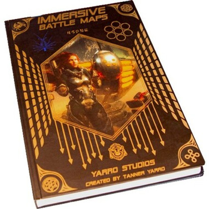 Immersive Battle Maps Vol. II: Space Atlas w/ Sci-Fi Re-Usable Sticker Sheet (On Sale)