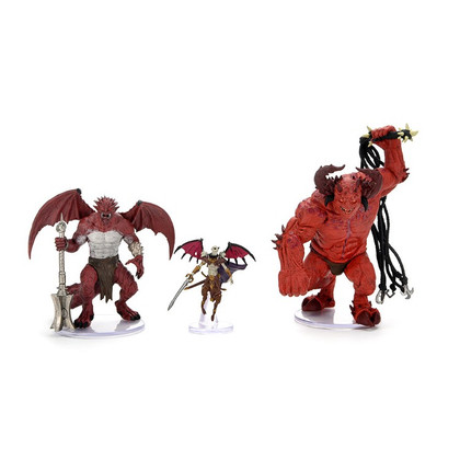 Dungeons & Dragons Miniatures: Icons of the Realms - Archdevils - Hutijin/Moloch/Titivilus