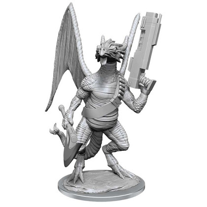 Starfinder Battles Deep Cuts Unpainted Miniatures: Dragonkin (Wave 17)