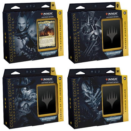 Magic: The Gathering - Universes Beyond: Warhammer 40,000 - Commander Deck Collector's Edition (Set of 4) (PREORDER)