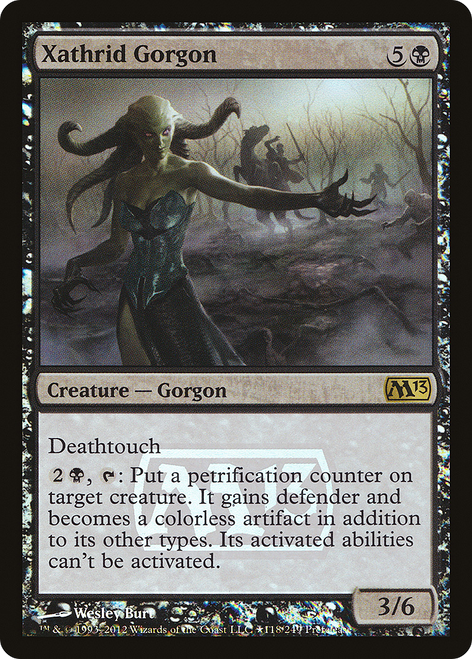 Xathrid Gorgon (PRE-118★) - Magic 2013 Promos Foil