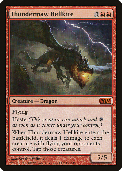 Thundermaw Hellkite (M13-150) - Magic 2013