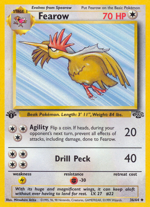 Fearow 36/64 - Jungle 1st Edition