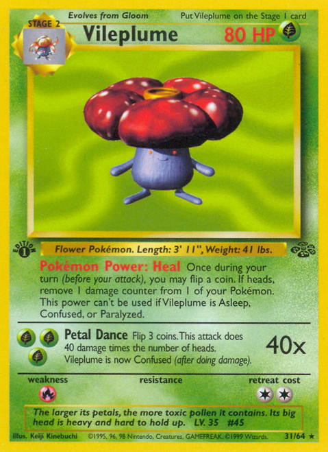 Vileplume 31/64 - Jungle Unlimited