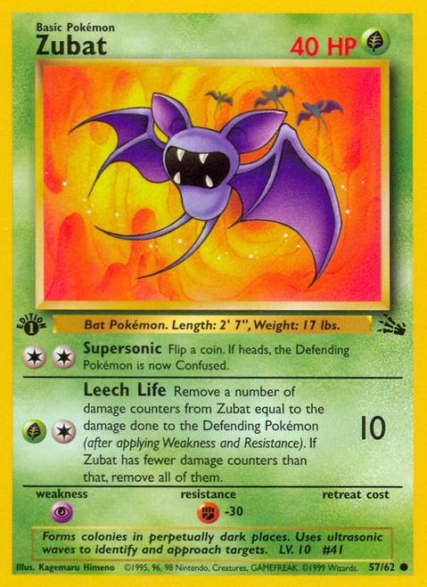Zubat 57/62 - Fossil Unlimited