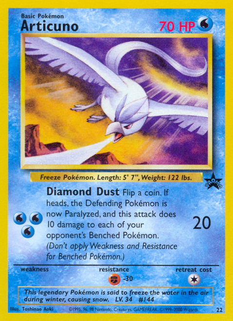 Articuno 22/53 - Wizards Black Star Promos