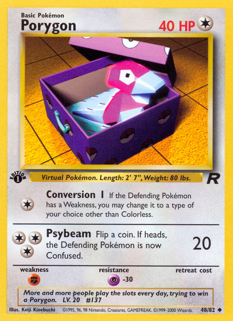 Porygon 48/82 - Team Rocket Unlimited