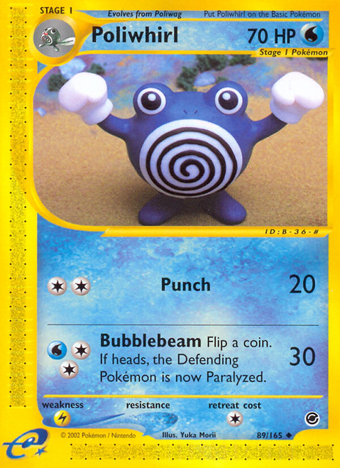 Poliwhirl 89/165 - Expedition Base Set