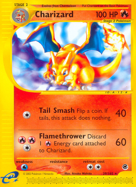 Charizard 39/165 - Expedition Base Set Reverse Holofoil