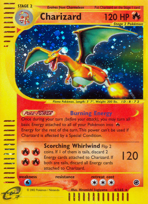 Charizard 6/165 - Expedition Base Set Reverse Holofoil