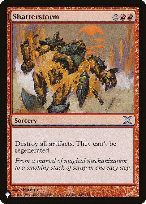Shatterstorm (LIST-10E-229) - The List