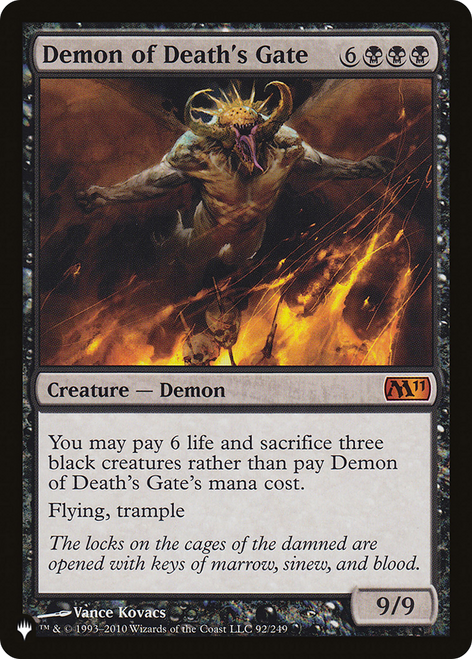 Demon of Death's Gate (LIST-M11-92) - The List