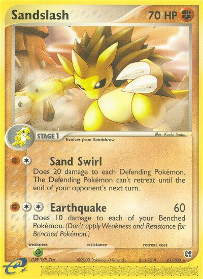 Sandslash 21/100 - Sandstorm