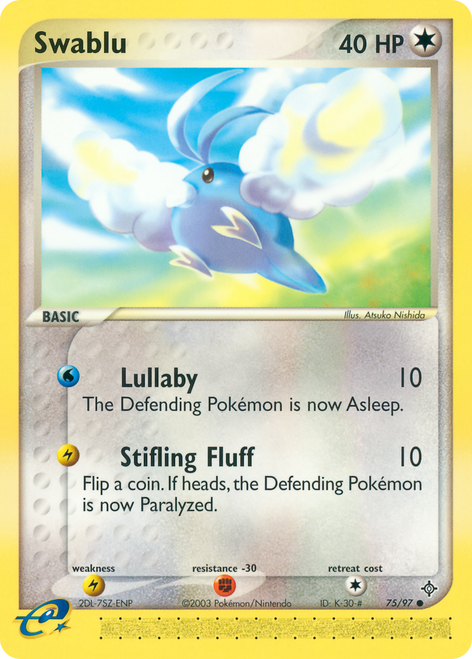 Swablu 75/97 - Dragon Reverse Holofoil