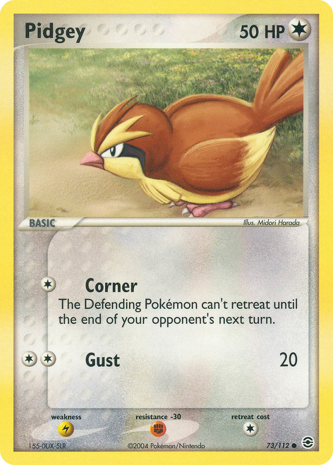 Pidgey 73/112 - FireRed  LeafGreen