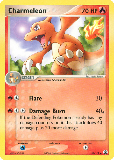 Charmeleon 31/112 - FireRed  LeafGreen
