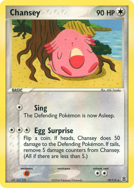 Chansey 19/112 - FireRed  LeafGreen