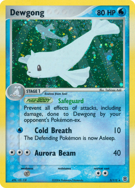 Dewgong 3/112 - FireRed  LeafGreen Holofoil