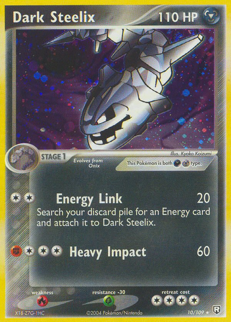 Dark Steelix 10/109 - Team Rocket Returns Reverse Holofoil