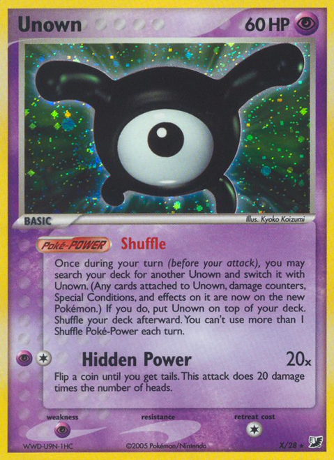 Unown [U] 51/75 - Neo Discovery 1st Edition - Game Nerdz