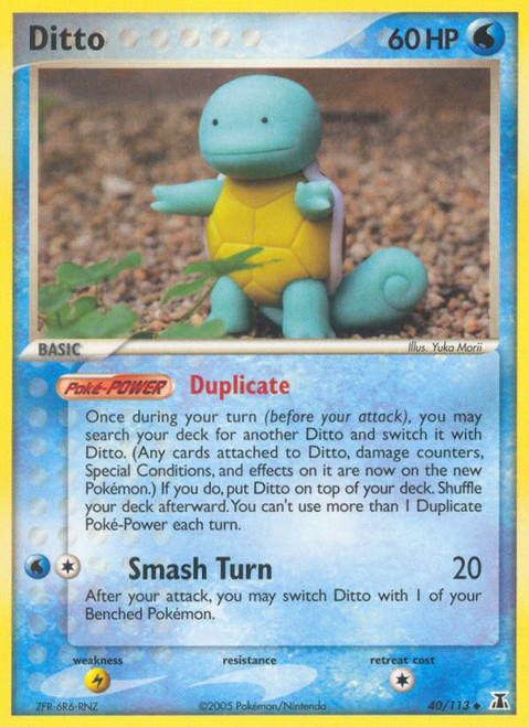 Ditto 40/113 - Delta Species Reverse Holofoil