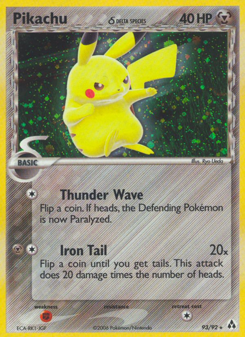 Pikachu δ 93/92 - Legend Maker Holofoil