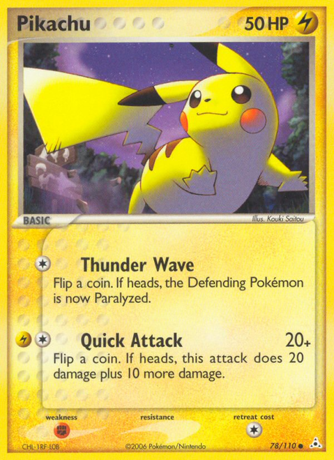 Pikachu 78/110 - Holon Phantoms