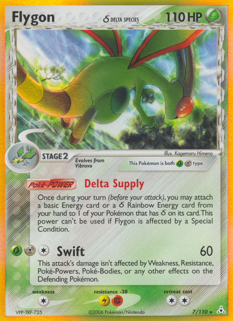 Flygon δ 7/110 - Holon Phantoms Holofoil