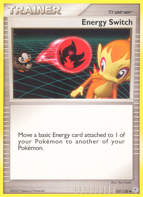Energy Switch 107/130 - Diamond  Pearl Reverse Holofoil