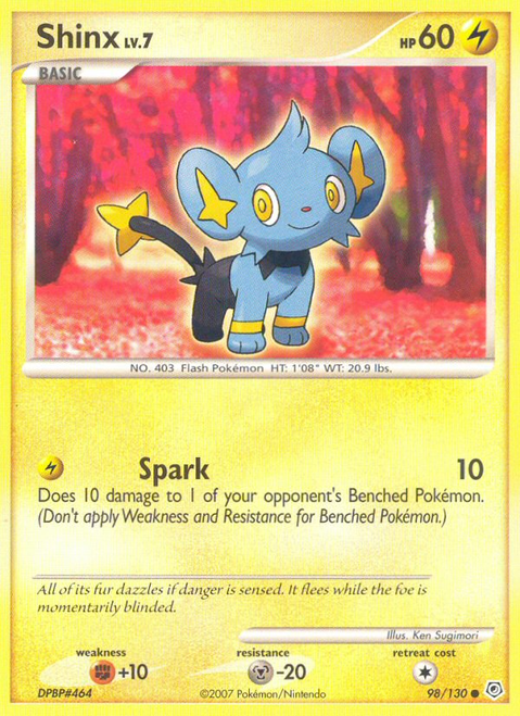 Shinx 98/130 - Diamond  Pearl Reverse Holofoil