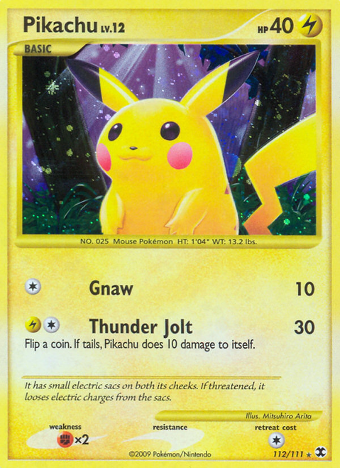 Pikachu 112/111 - Rising Rivals Holofoil