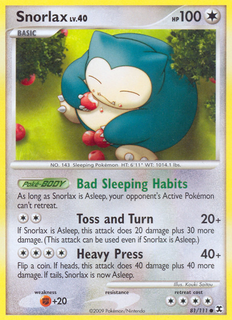 Snorlax 81/111 - Rising Rivals