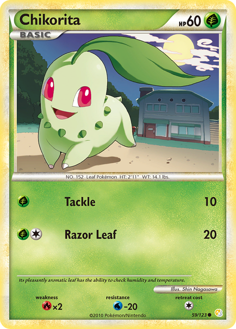 Chikorita 59/123 - HeartGold  SoulSilver