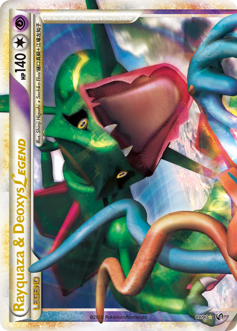 Rayquaza & Deoxys LEGEND 89/90 - HSUndaunted Holofoil