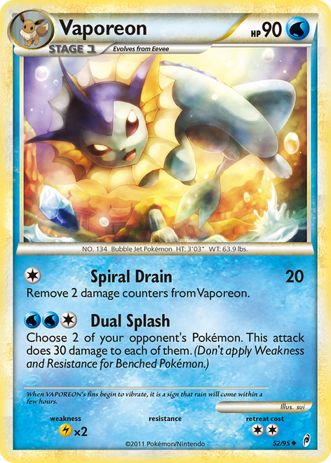 Vaporeon 52/95 - Call of Legends