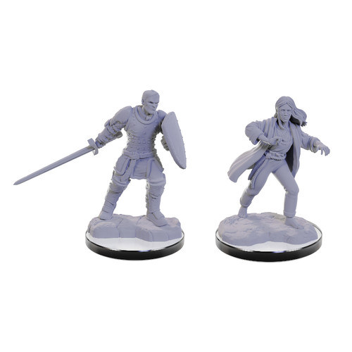 Dungeons & Dragons Nolzur's Marvelous Unpainted Miniatures: Reborn Paladin & Warlock (Wave 22)