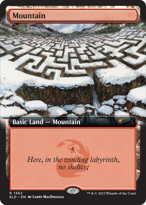Mountain (SLD-1362) - Secret Lair Drop: (Extended Art)