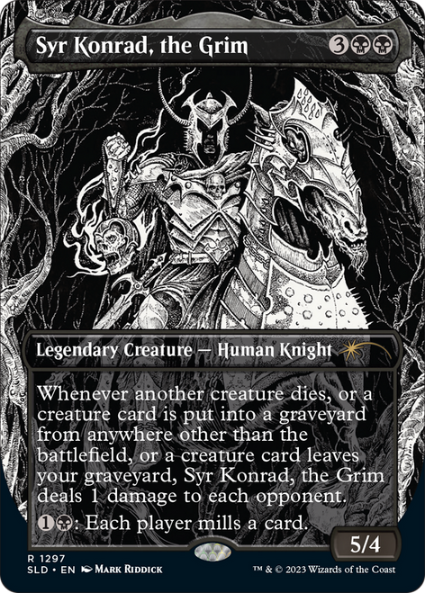 Syr Konrad, the Grim (SLD-1297) - Secret Lair Drop (Borderless)