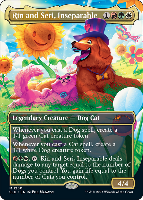 Rin and Seri, Inseparable (SLD-1230) - Secret Lair Drop (Borderless) Foil