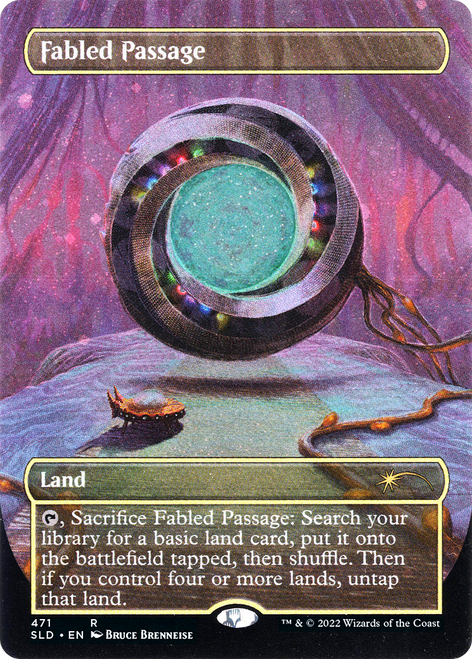 Fabled Passage (SLD-471) - Secret Lair Drop (Borderless) Foil