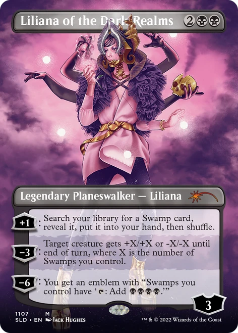Liliana of the Dark Realms (SLD-1107) - Secret Lair Drop (Borderless)