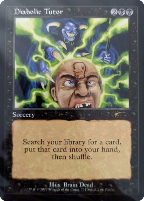 Diabolic Tutor (SLD-721) - Secret Lair Drop