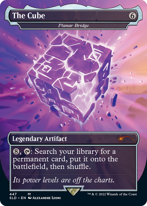 Planar Bridge (SLD-447) - Secret Lair Drop / The Cube (Borderless) Foil